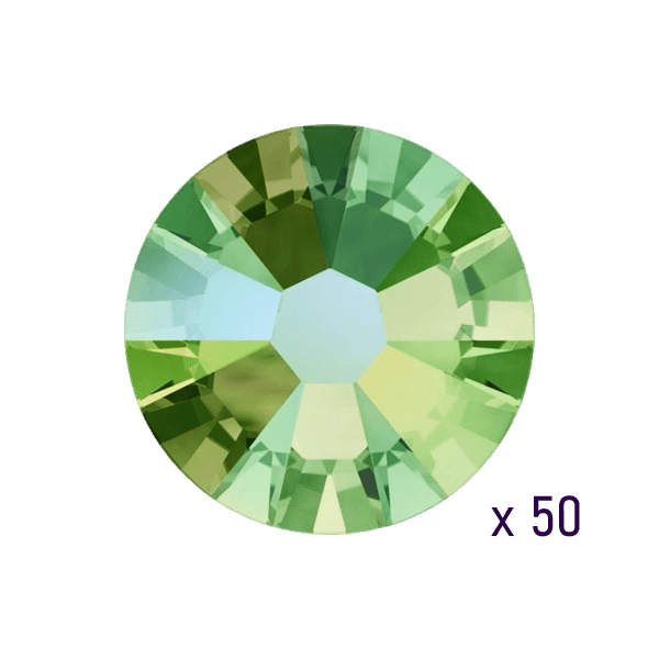 Peridot_Shimmer tooth gems strass dentaire swarovski