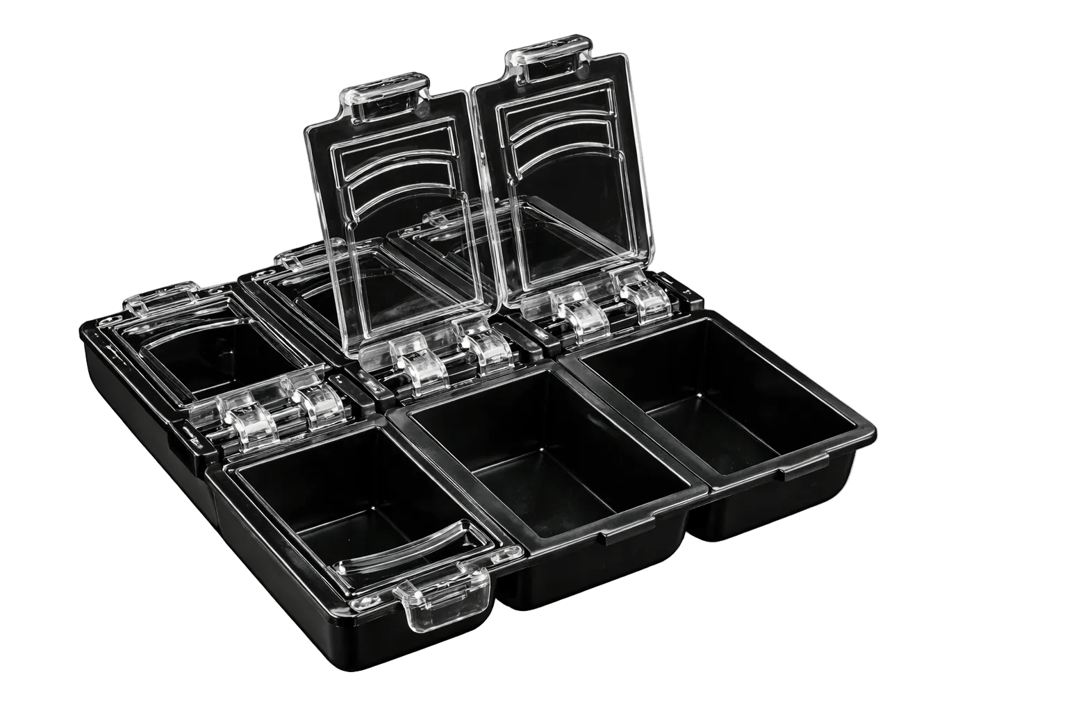 dental tooth gems box storage black 12