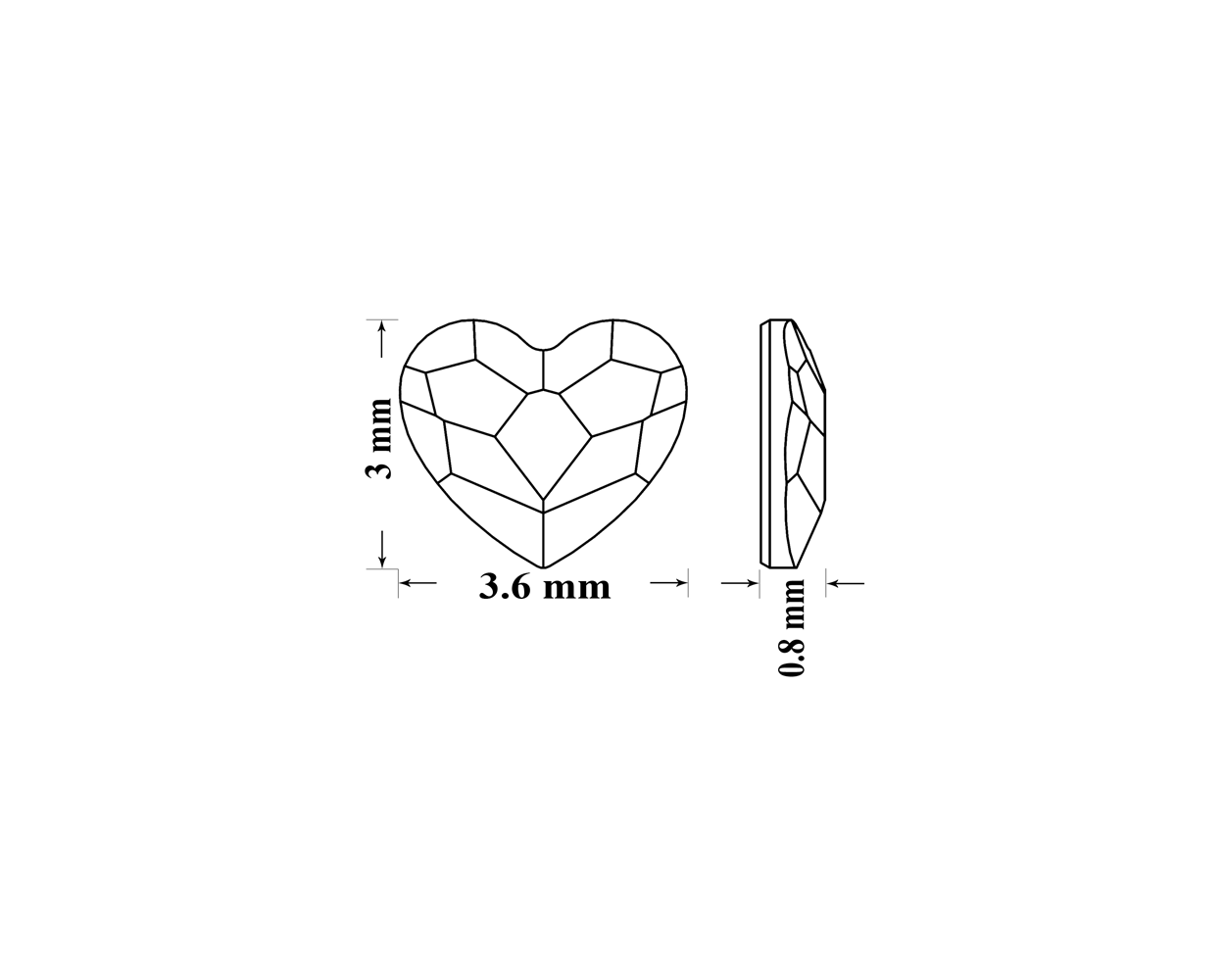 isis-gold-swarovski-2808-heart-Heart_AB tooth gems strass dentaire swarovski professional size