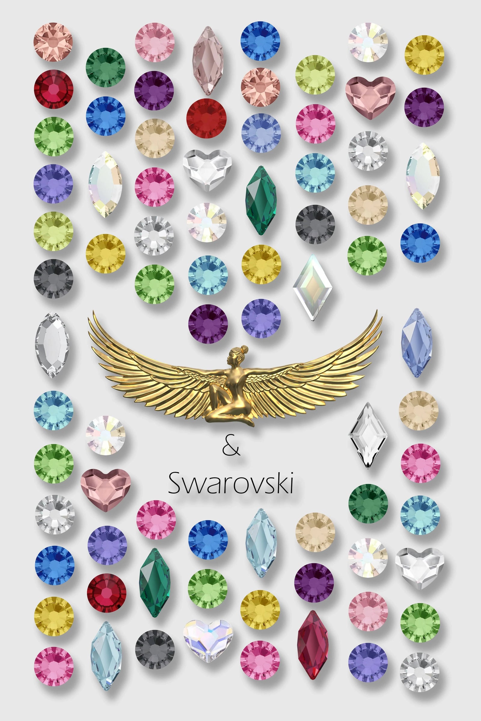 tooth gems crystal swarovski