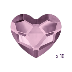 Strass dentaire Swarovski Cœur Cristal rose