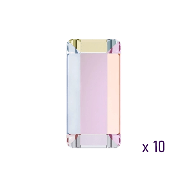 Aurore boreale Baguette crystal tooth gems swarovski