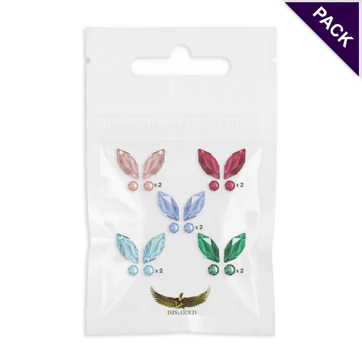 Butterfly Tooth Gems Pack Mix Colors