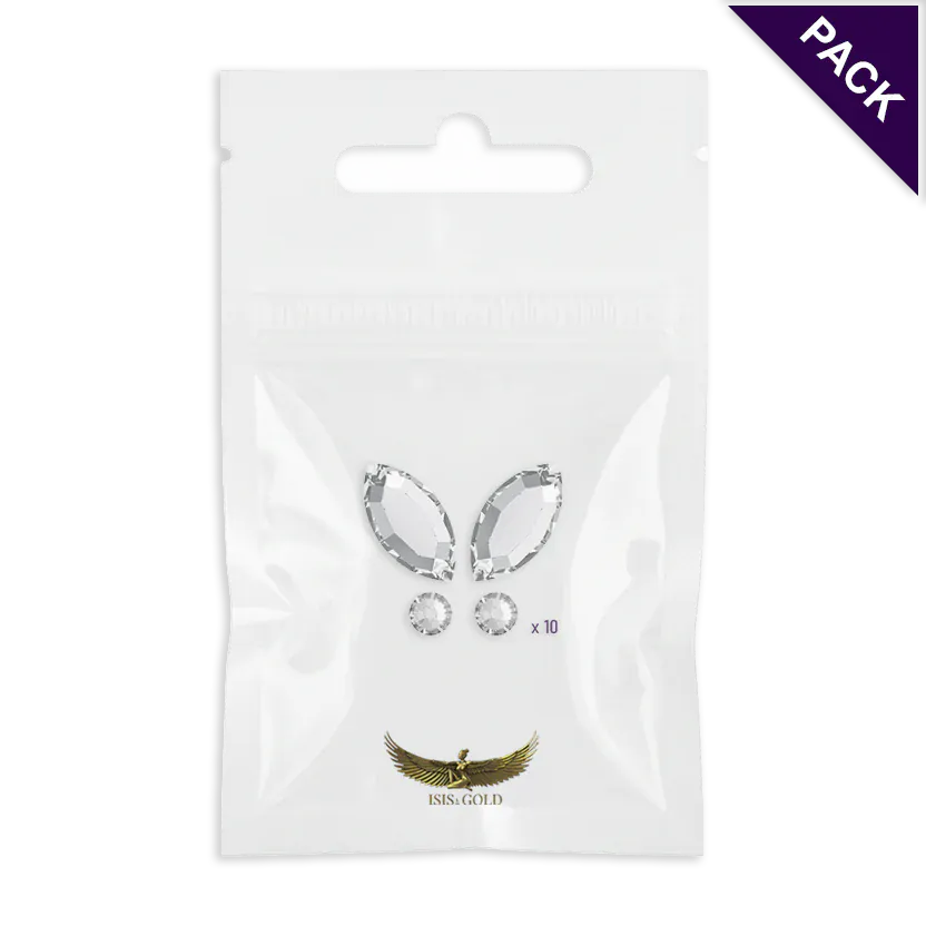 Butterfly tooth gems Crystal Swarovski