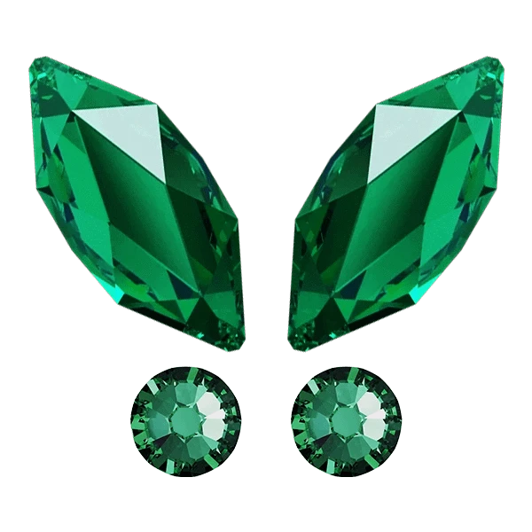 Butterfly Tooth Gems Pack Emerald