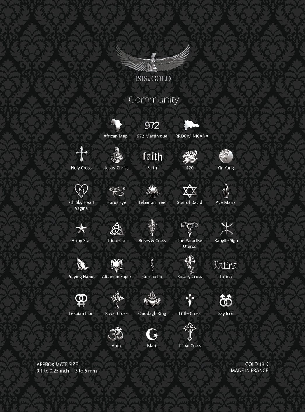 COMMUNITY COLLECTION TOOTH GEMS : WHITE GOLD