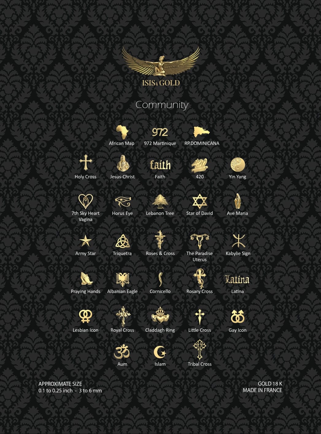 COMMUNITY COLLECTION TOOTH GEMS : YELLOW GOLD