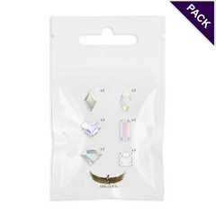 Pack de Strass Dentaires Formes Crystal AB