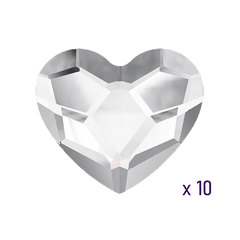 Swarovski Heart Crystal Tooth Gems