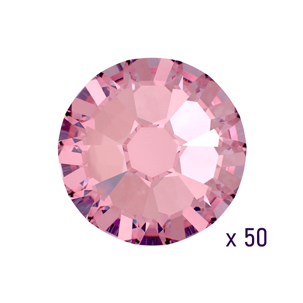 Light Rose crystal tooth gems