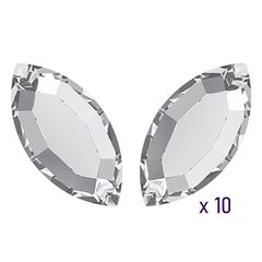 Swarovski Navette Crystal Tooth Gems