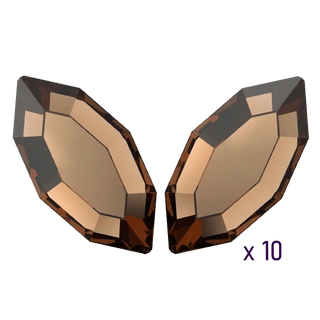 Swarovski Navette Smoked Topaz 투스젬