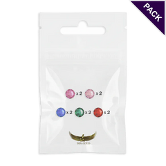 Pack de Bijoux Dentaires en Strass Swarovski Couleurs Mixtes