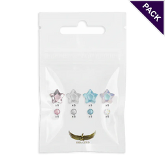 Strass dentaire Swarovski Collection Étoiles, Couleurs Panachées - Pack XL