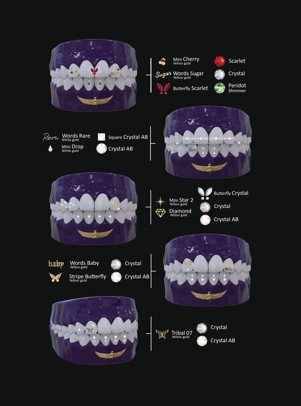 TOOTH GEMS & 18K JEWELRY: BEST LOOKS 2 