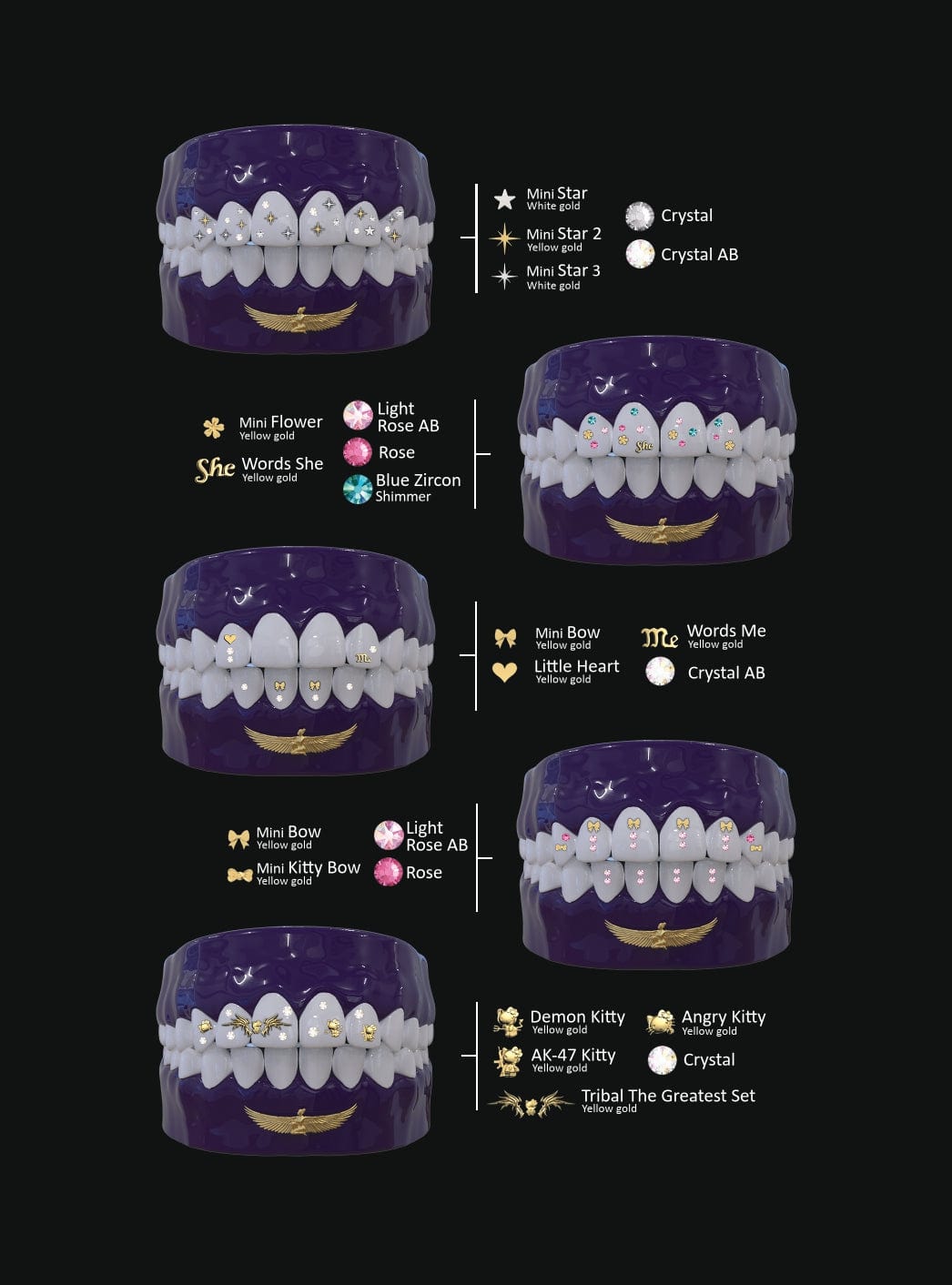 TOOTH GEMS & 18K JEWELRY: BEST LOOKS 3