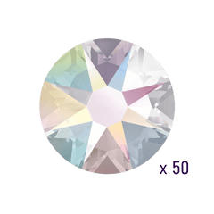 Swarovski Crystal AB Tooth gems
