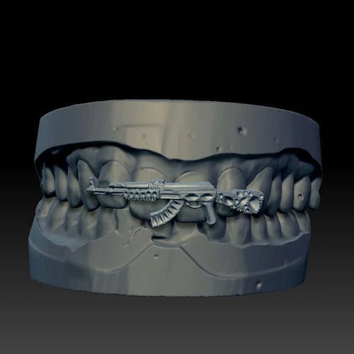3D process of grillz customization