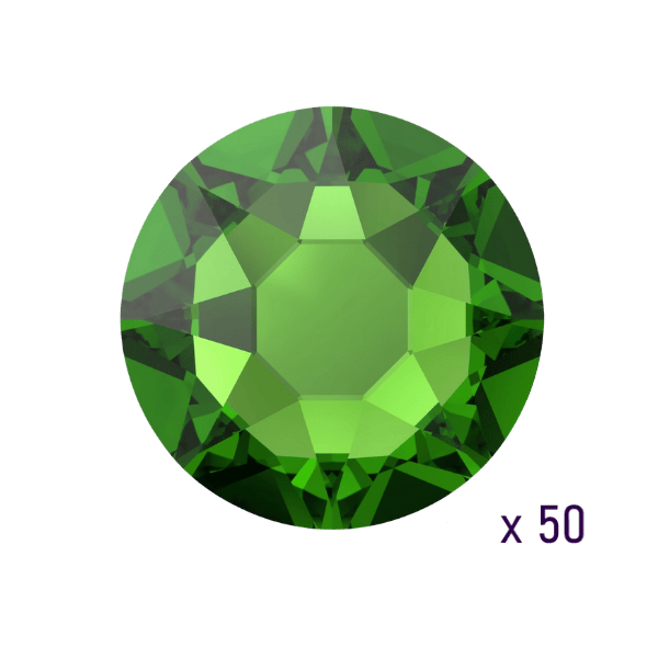 Swarovski Fern Green Tooth Gems