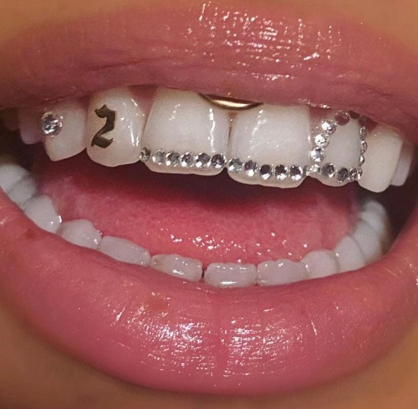  teeth jewelry tooth gems