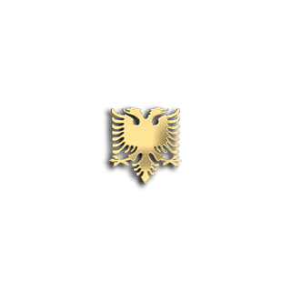 Albanian Eagle Zahnschmuck - Gelbgold