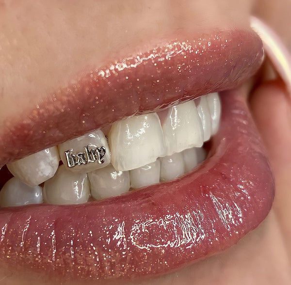 Custom Dental Jewelry Teeth Gem 18K Solid Gold Tooth Gems