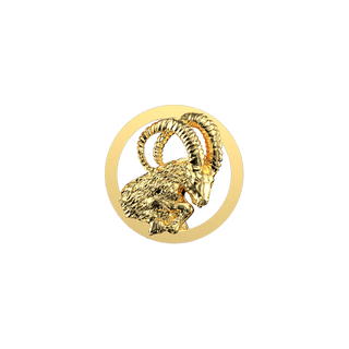 Lujo Capricornio joya dental - Oro amarillo