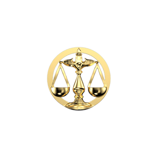 Libra de lujo joya dental - Oro amarillo