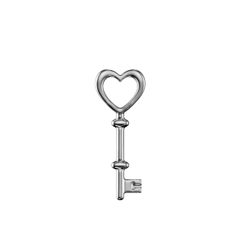 Heartkey 2 tooth gems | ISIS n GOLD