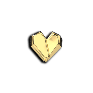 Death Love joya dental - Oro amarillo