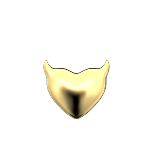Diaboliczna miłość biżuteria dentystyczna - Żółte złoto