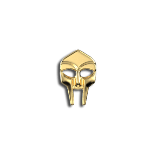 Gladiator / DOOM Masker tandjuweel - Geelgoud