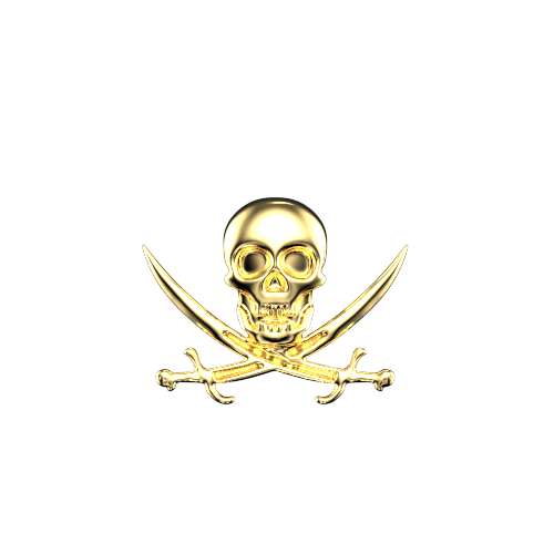 その他 SECRET BASE SKULL PIRATE GOLDEN WEEK2007 Pirate Skull tooth gems | ISIS n GOLD