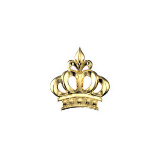 Corona Real 2 joya dental - Oro amarillo