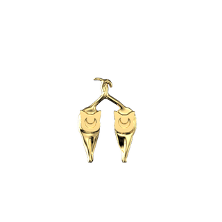 Seemannskatzen Zahnschmuck - Gelbgold