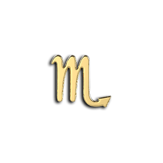 Signo zodiacal Escorpio joya dental - Oro amarillo