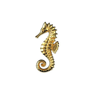 Seepferdchen-Zahnjuwel - Gelbgold