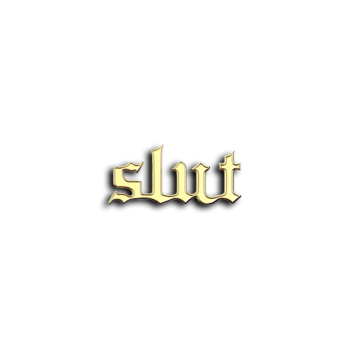 Slut full word tooth gems © ISISNGOLD - Isis&gold