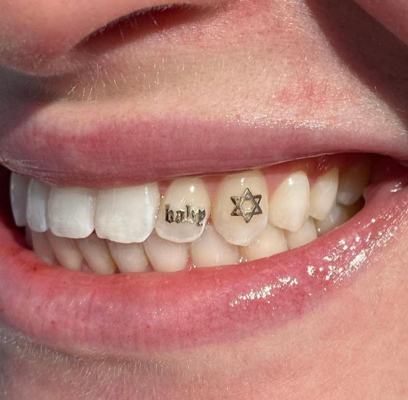 Bijoux dentaire Isis&gold Star of David tooth gems