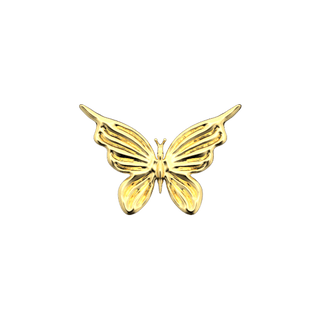 Mariposa a rayas Joya dental - Oro amarillo