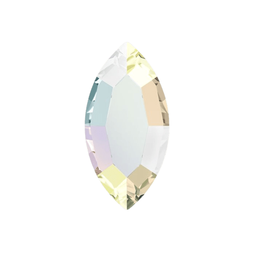 Swarovski Navette Crystal aurore boréal tooth gems