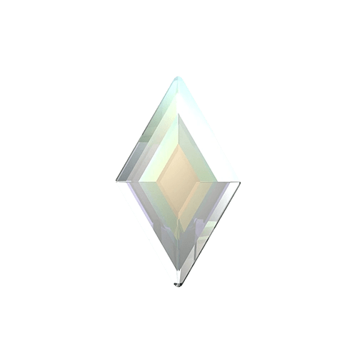 Swarovski Diamond Shape Crystal AB Tooth gems