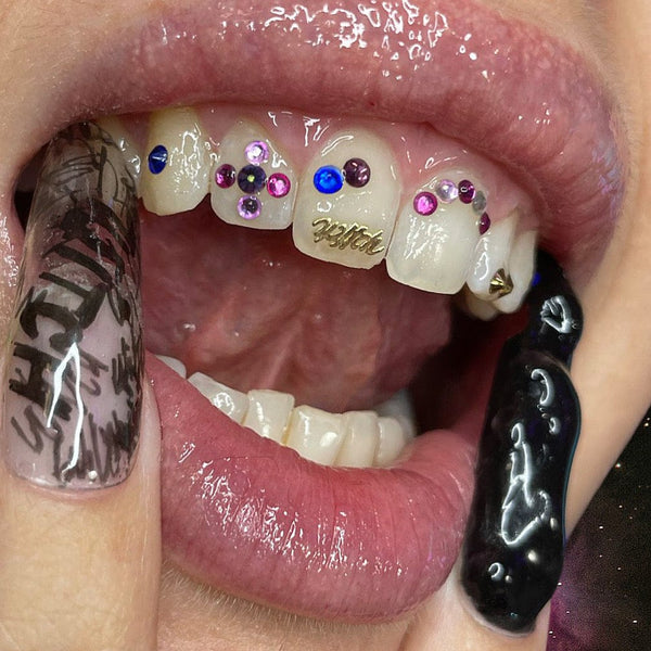 Death Butterfly animals Halloween Edition tooth gems © ISISNGOLD - Isis&gold