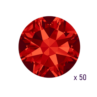 Swarovski siam claro tooth gems - Swarovski 2058 XILION SS5 (1.8mm) Light Siam