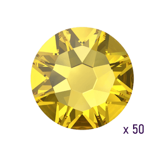 Swarovski Light Topaz Tooth Gems - Swarovski 2058 light topaz SS5 (1.8mm)