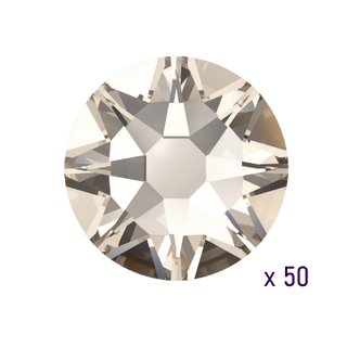 Swarovski heller Seiden zahnschmuck - Swarovski 2058 XILION SS5 (1.8mm) Light Silk