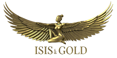 IsisnGold teeth jewelry and tooth gems logo gold goddess Isis