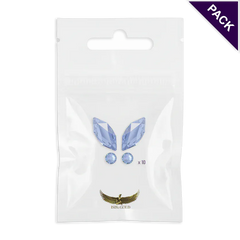 Strass dentaire Papillon Crystal Sapphire Swarovski (Pack de 10)